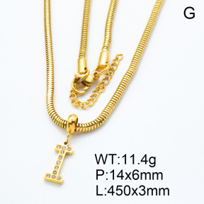 SS Necklace  3N4001158bhil-908