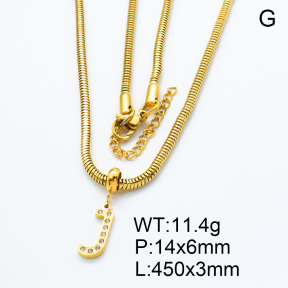 SS Necklace  3N4001160bhil-908