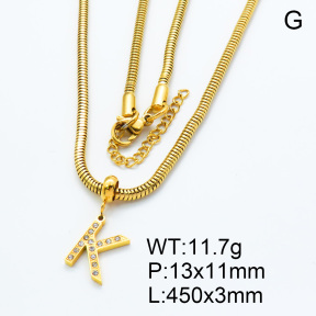 SS Necklace  3N4001162bhil-908