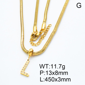 SS Necklace  3N4001164bhil-908