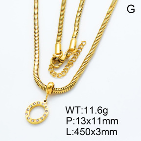 SS Necklace  3N4001170bhil-908