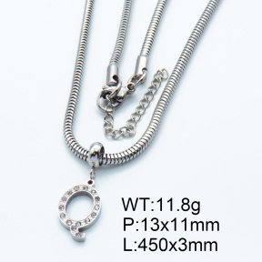 SS Necklace  3N4001175vhhl-908