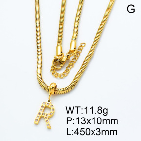 SS Necklace  3N4001176bhil-908