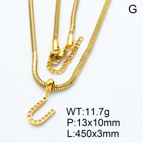 SS Necklace  3N4001182bhil-908