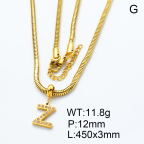SS Necklace  3N4001192bhil-908