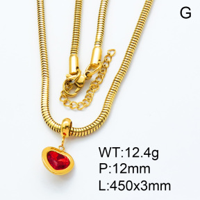 SS Necklace  3N4001212bhia-908