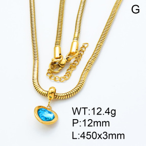 SS Necklace  3N4001214bhia-908