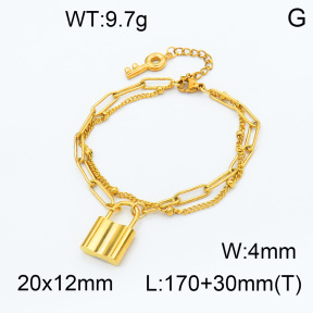 SS Bracelet  3B2001727bhbl-908