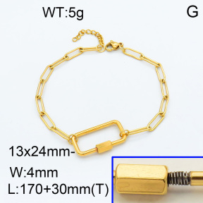 SS Bracelet  3B2001755abol-908