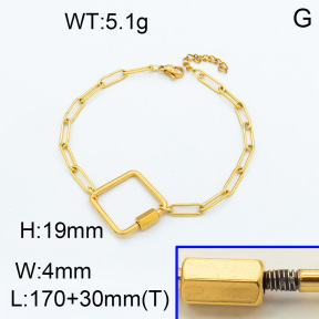 SS Bracelet  3B2001757abol-908