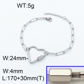 SS Bracelet  3B2001764vbnl-908