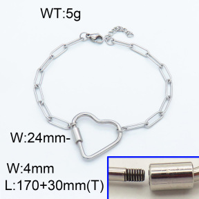 SS Bracelet  3B2001766vbnl-908