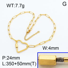 SS Necklace  3N2001303bhva-908