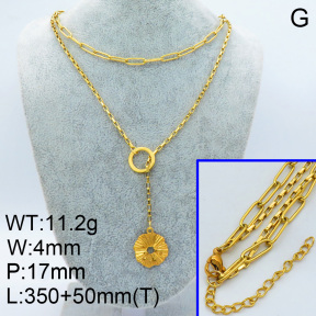 SS Necklace  3N2001329bhil-908