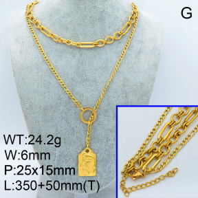 SS Necklace  3N2001351bhjl-908