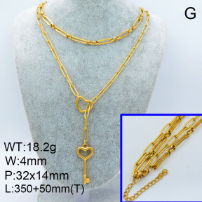 SS Necklace  3N2001369vhnl-908