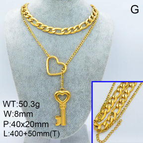 SS Necklace  3N2001383vhnv-908