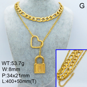 SS Necklace  3N2001387vhnl-908