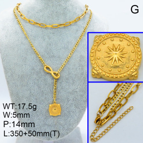 SS Necklace  3N2001399bhil-908