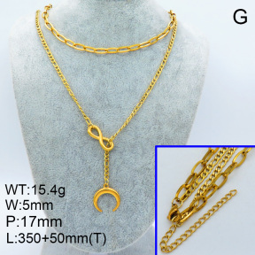 SS Necklace  3N2001407bhil-908
