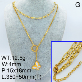 SS Necklace  3N4001222bhil-908