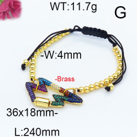 Fashion Brass Bracelet  F6B800437aija-J111