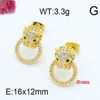 Fashion Brass Earrings  F6E402907vbpb-J111