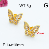 Fashion Brass Earrings  F6E402916vhha-J111