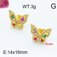 Fashion Brass Earrings  F6E402917bhia-J111
