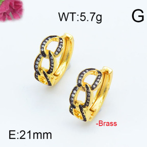 Fashion Brass Earrings  F6E402966bhia-J111