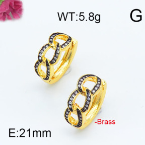 Fashion Brass Earrings  F6E402968bhia-J111