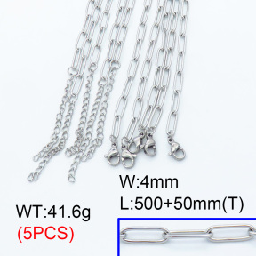 SS Necklace  3N2001420vhkl-G015