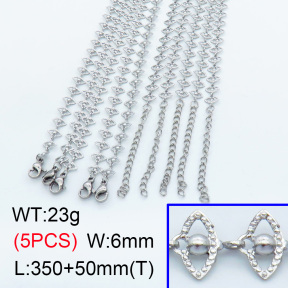 SS Necklace  3N2001450vhnl-G023
