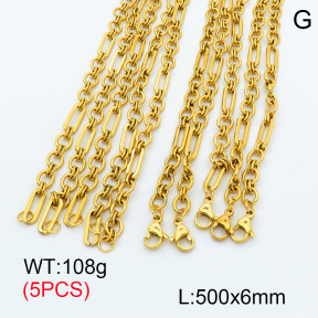 SS Necklace  3N2001472bkab-G023