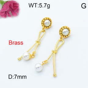 Fashion Brass Earrings  F3E300879vhha-J48