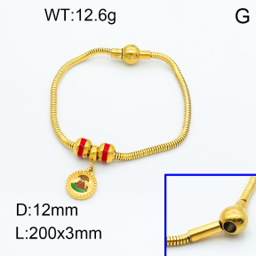 SS Bracelet  3B3002213vhml-066