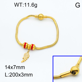 SS Bracelet  3B3002223vhnv-066