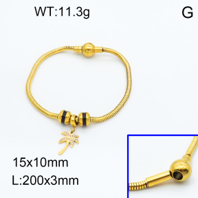 SS Bracelet  3B3002229vhnv-066