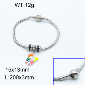 SS Bracelet  3B3002232vhll-066