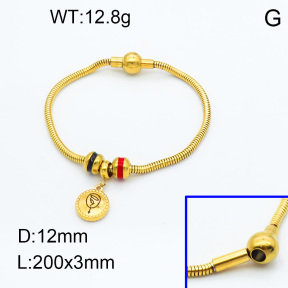 SS Bracelet  3B3002233vhml-066