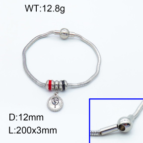 SS Bracelet  3B3002234vhll-066