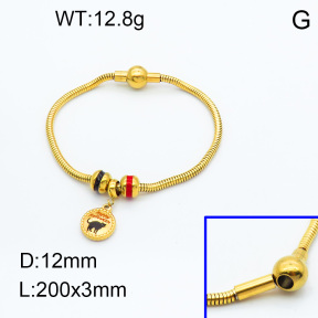 SS Bracelet  3B3002235vhml-066