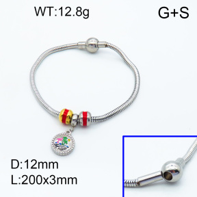 SS Bracelet  3B3002240ahlv-066