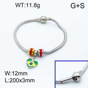 SS Bracelet  3B3002244ahlv-066