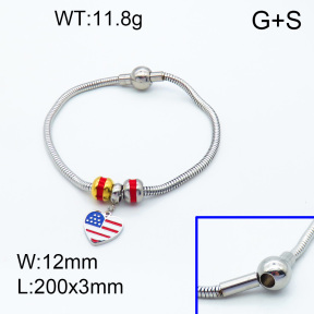 SS Bracelet  3B3002246ahlv-066