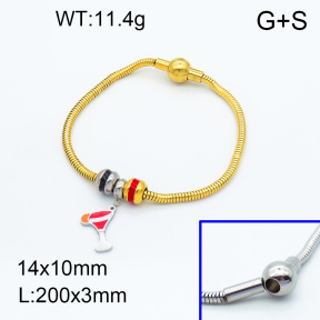 SS Bracelet  3B3002259vhll-066