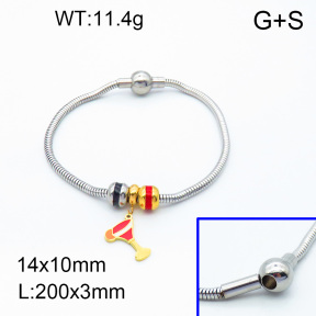 SS Bracelet  3B3002260vhll-066