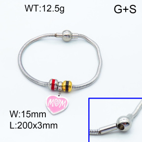 SS Bracelet  3B3002262ahlv-066