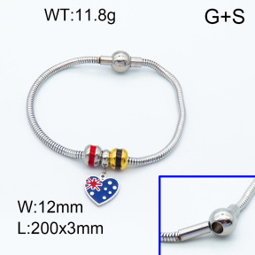 SS Bracelet  3B3002270ahlv-066