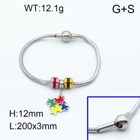 SS Bracelet  3B3002272ahlv-066